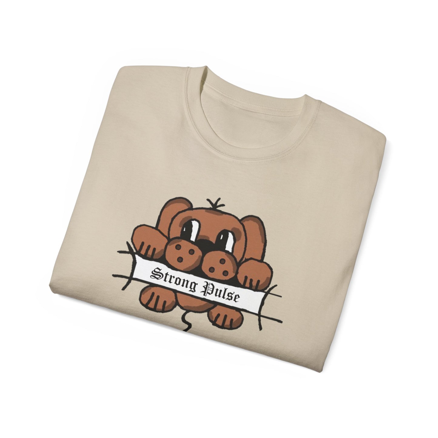 Strong Pulse™ Unisex Ultra Cotton T-shirt 'Puppy'