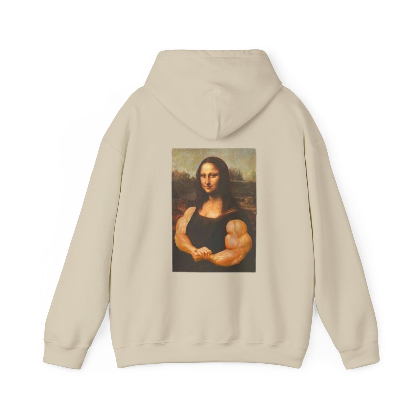 Premium Strong Pulse™ unisex heavy blend hoodie 'Mona Lisa'