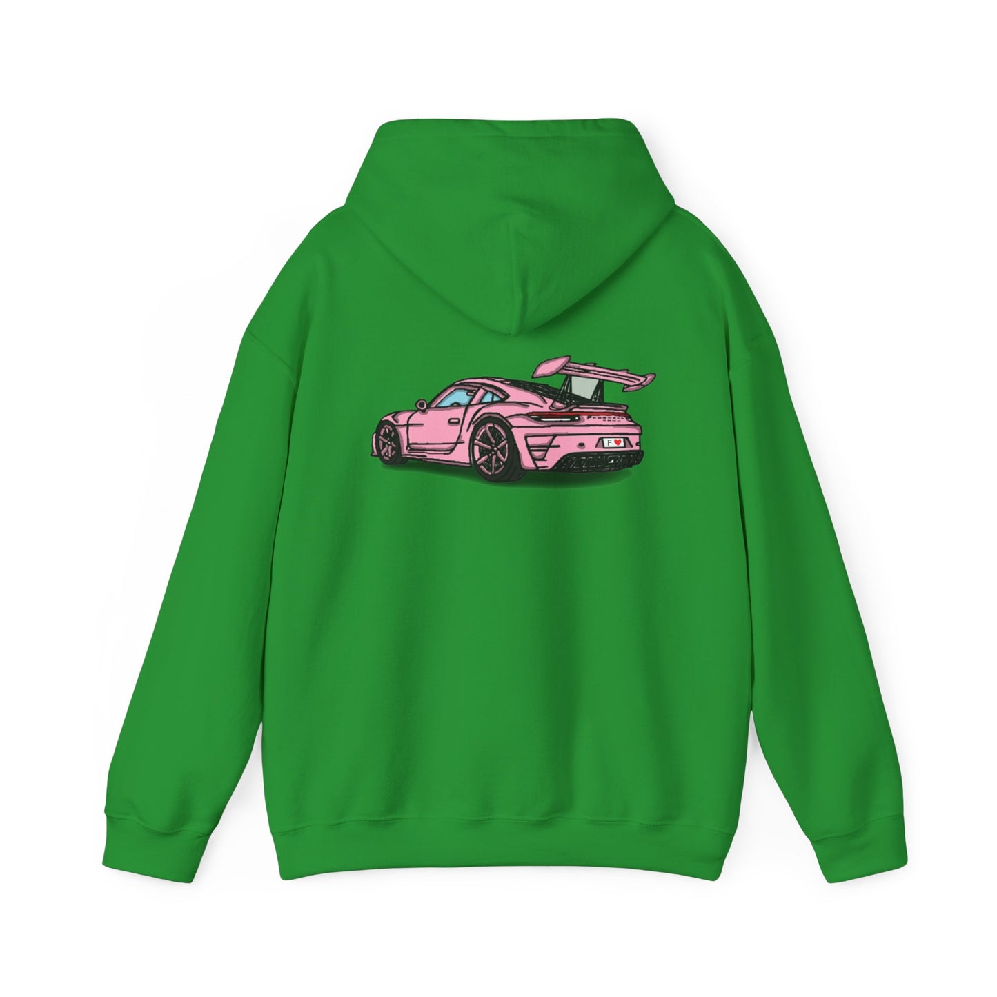 Strong Pulse™ unisex heavy blend hoodie 'pink porsche'