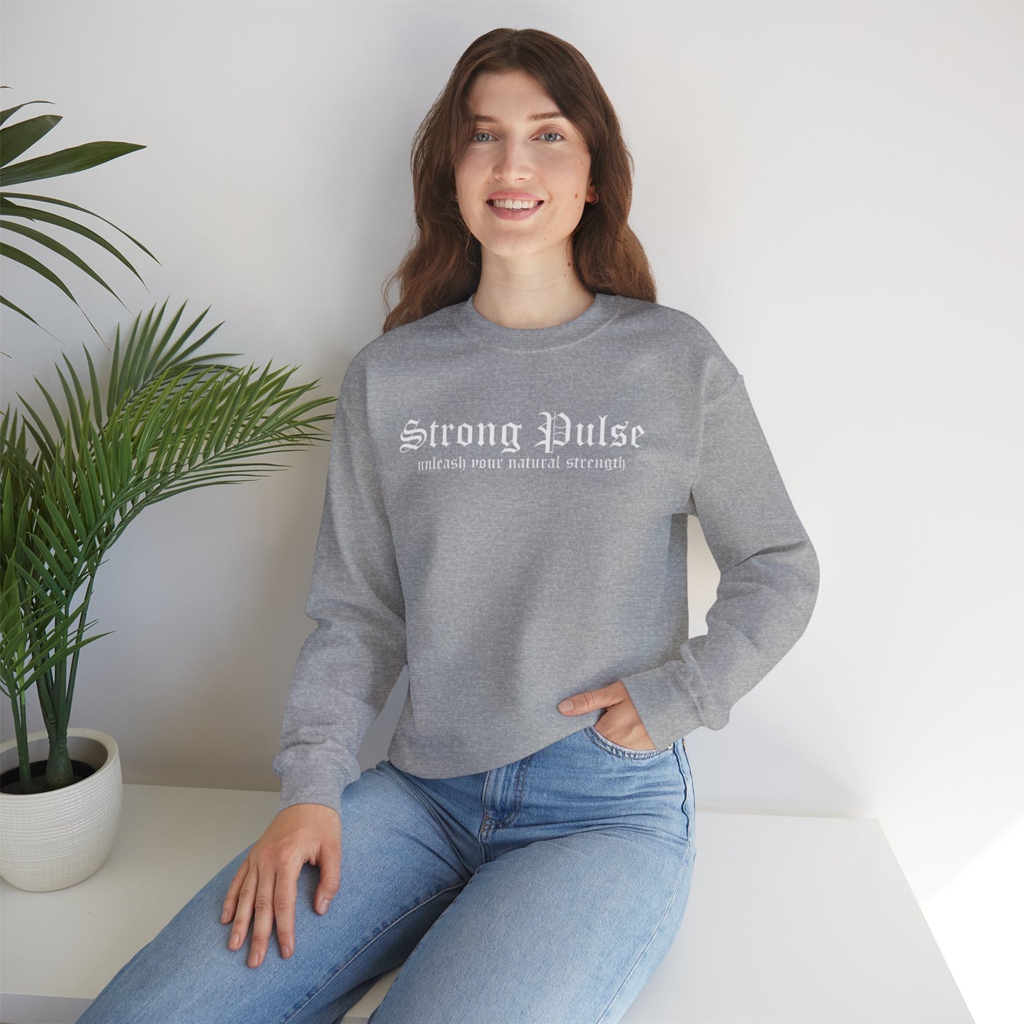 Strong Pulse™ Unisex Crewneck Sweatshirt