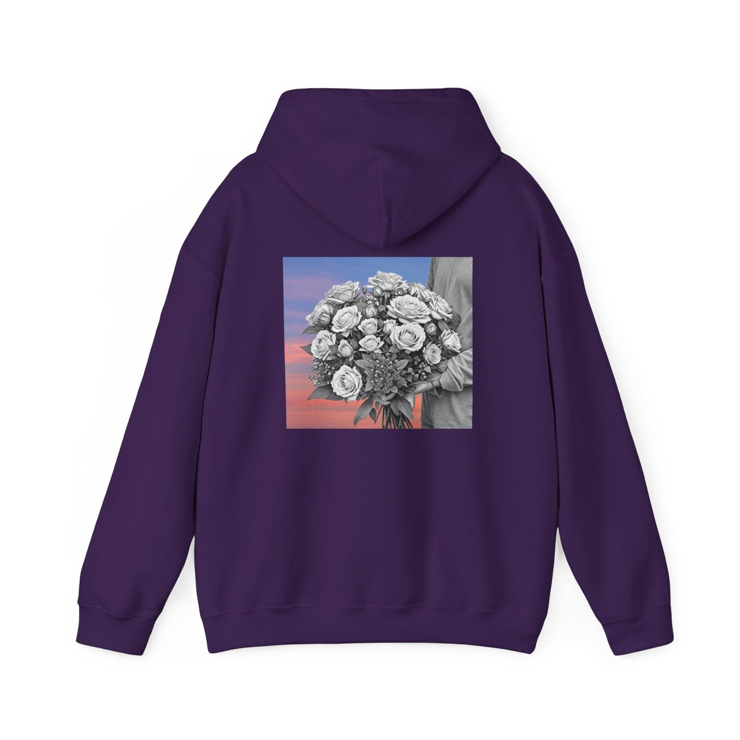 Strong Pulse™ unisex heavy blend hoodie 'flowers'