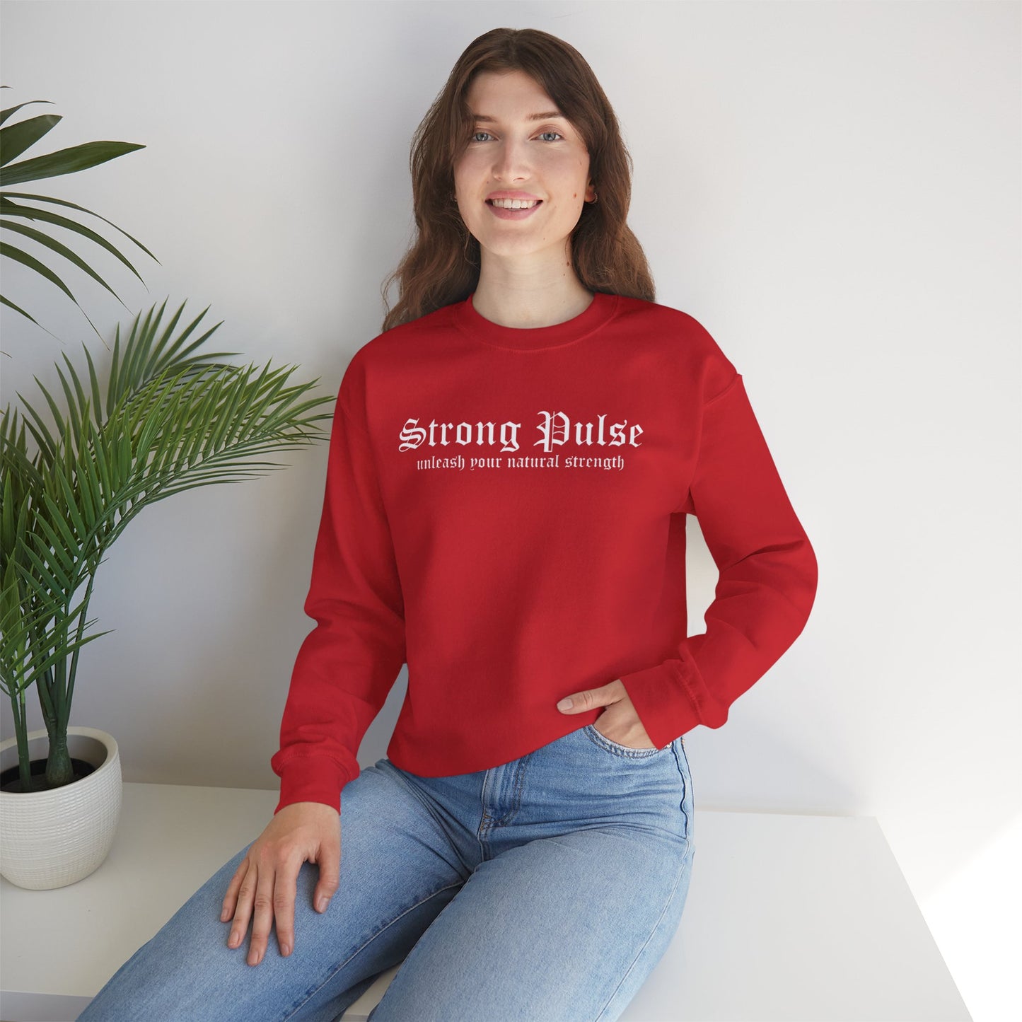 Strong Pulse™ Unisex Crewneck Sweatshirt