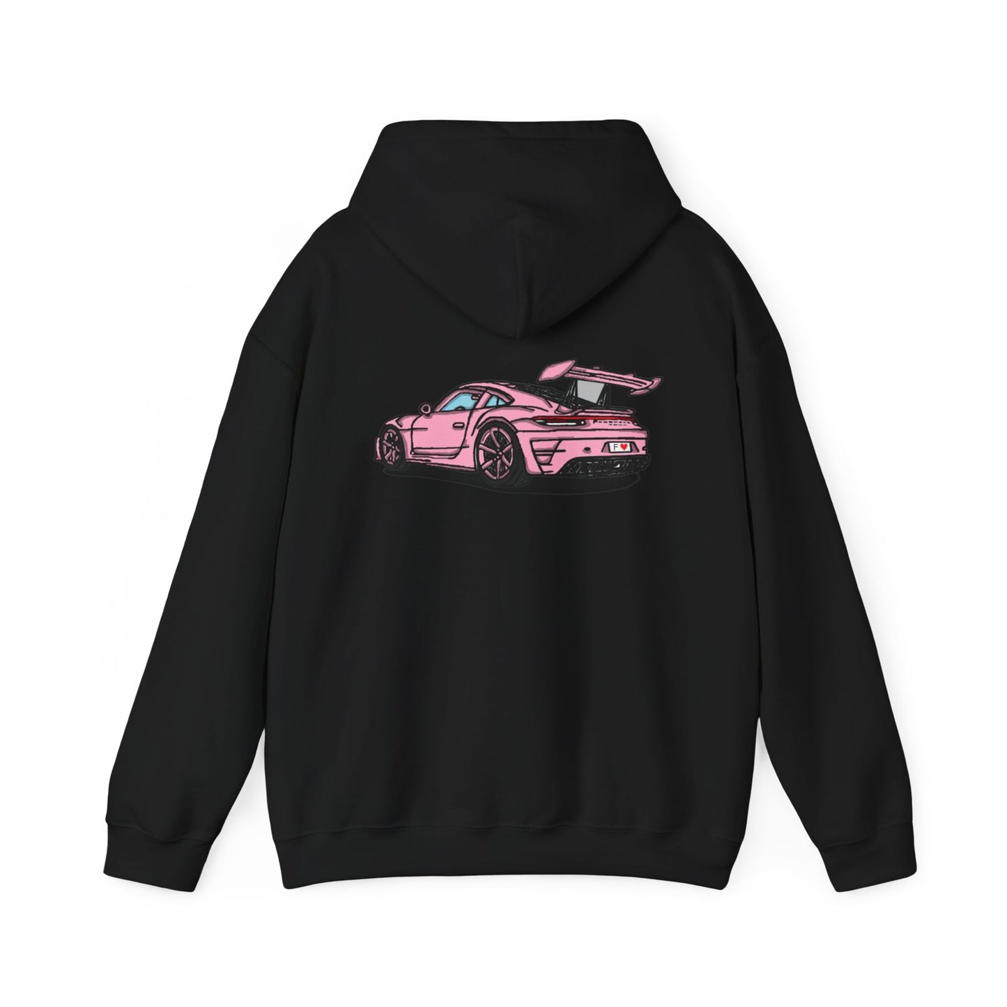 Strong Pulse™ unisex heavy blend hoodie 'pink porsche'