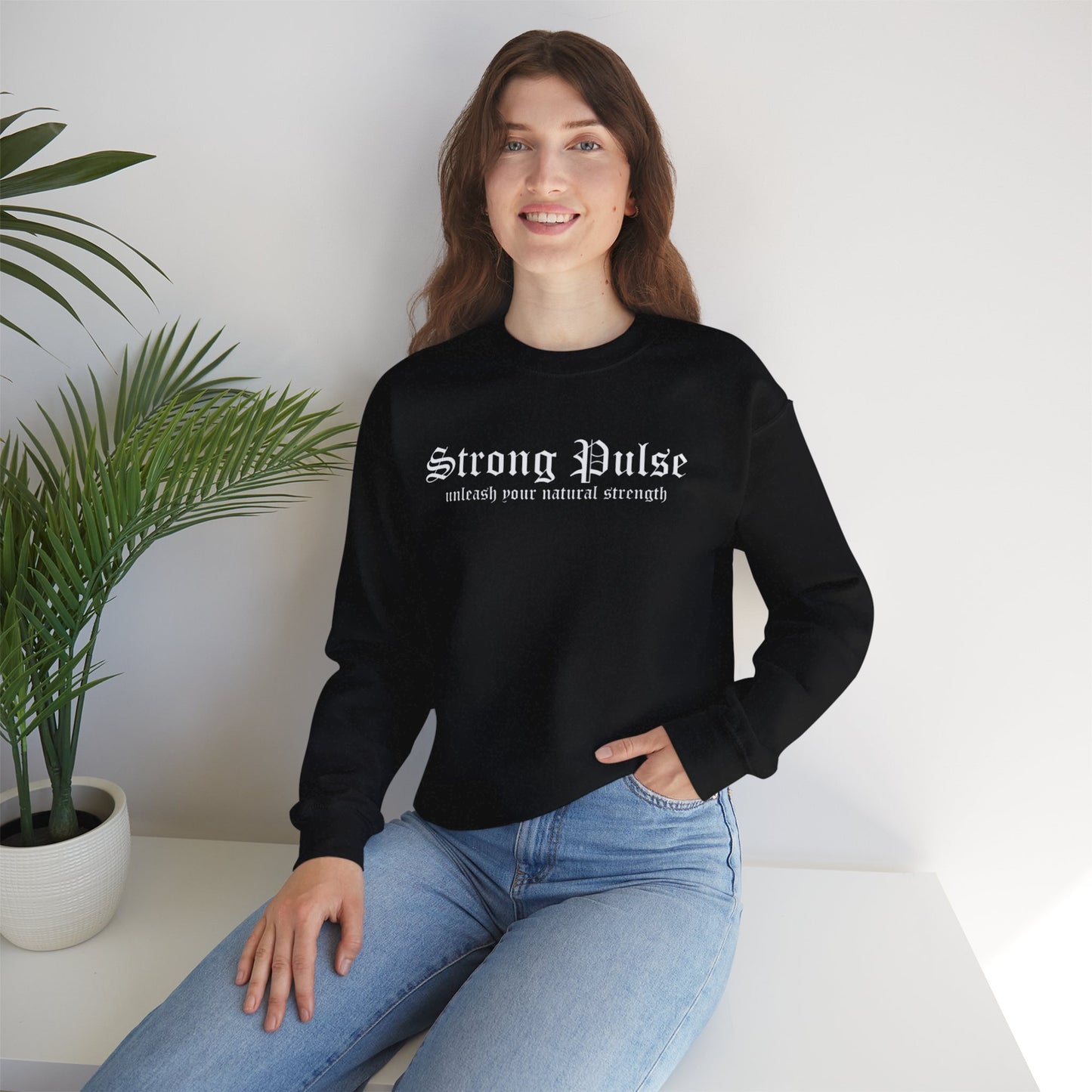 Strong Pulse™ Unisex Crewneck Sweatshirt