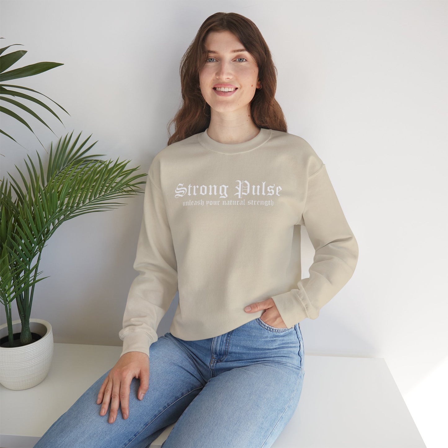 Strong Pulse™ Unisex Crewneck Sweatshirt