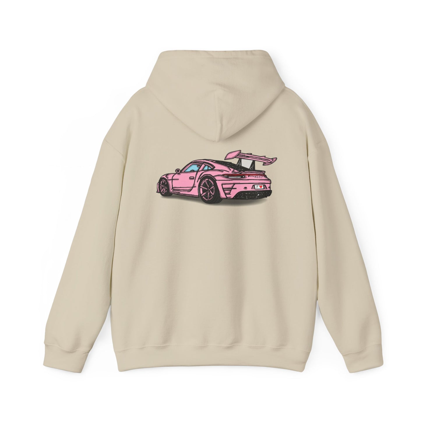 Strong Pulse™ unisex heavy blend hoodie 'pink porsche'