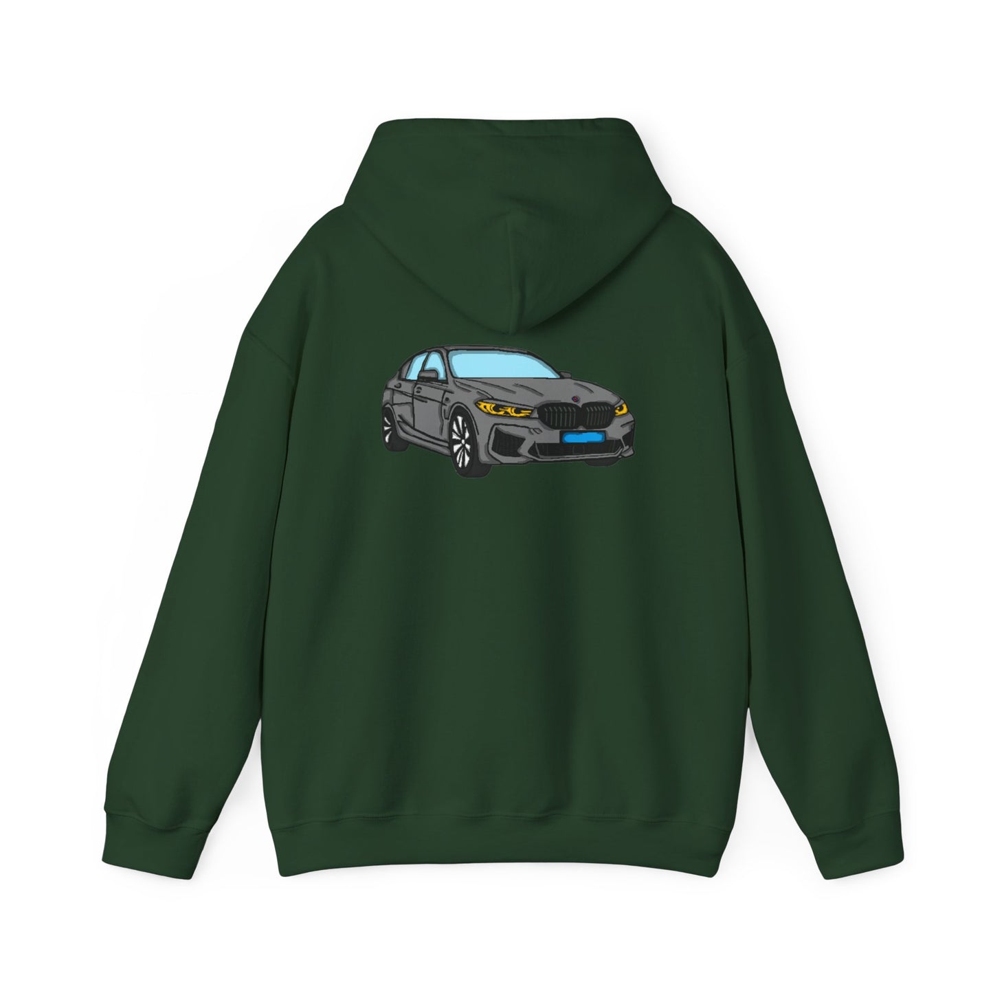 Strong Pulse™ unisex heavy blend hoodie 'bmw 116d'