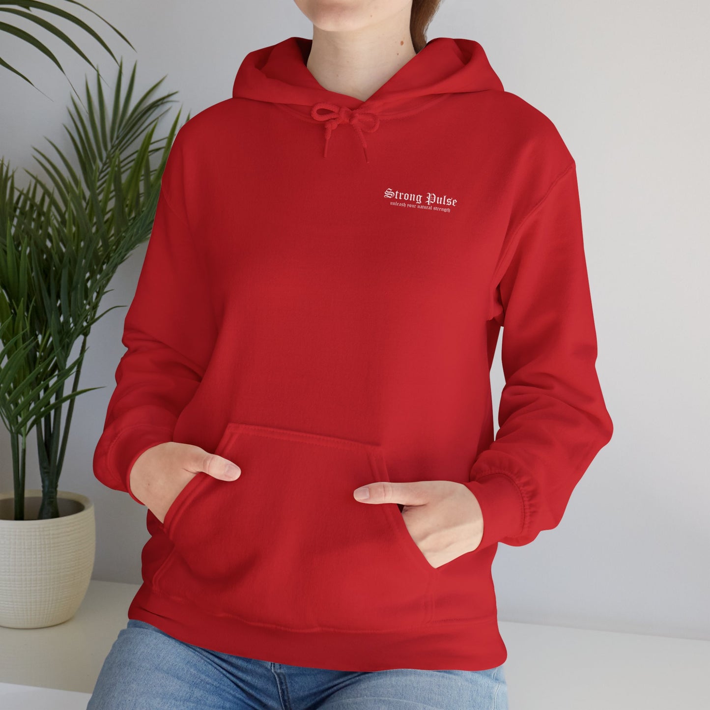 Strong Pulse™ unisex heavy blend hoodie 'flowers'