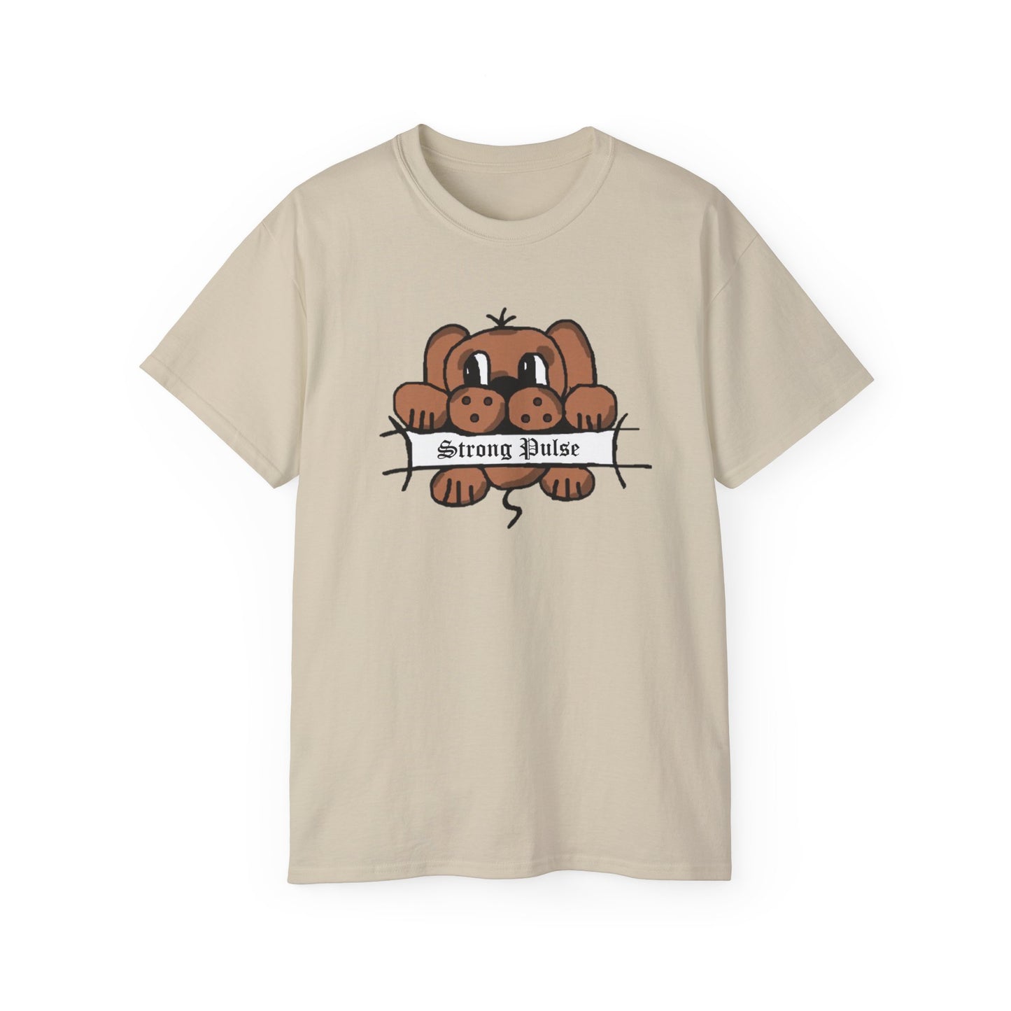 Strong Pulse™ Unisex Ultra Cotton T-shirt 'Puppy'