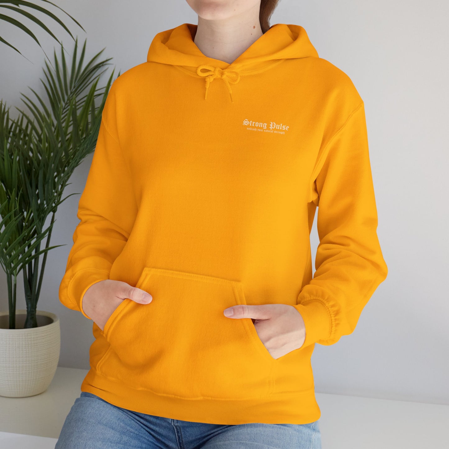 Strong Pulse™ unisex heavy blend hoodie 'flowers'