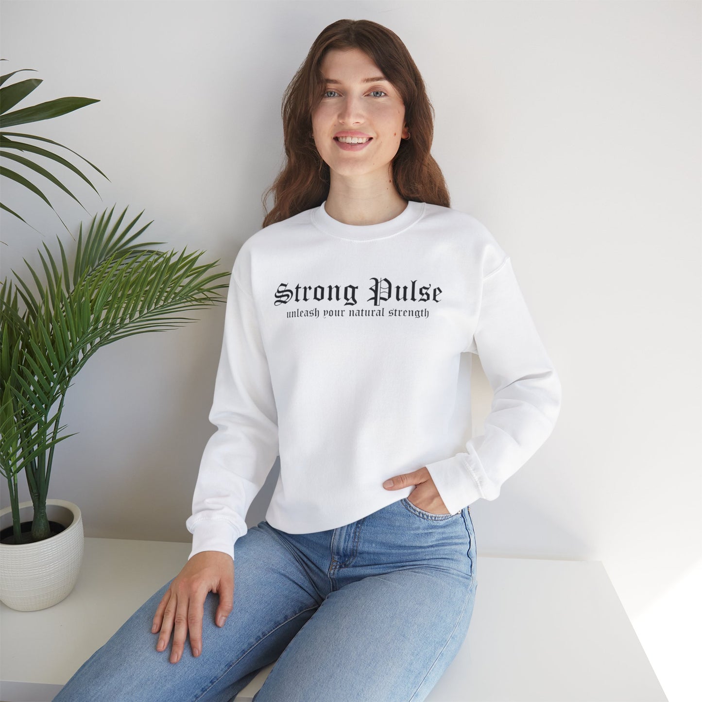 Strong Pulse™ Unisex Crewneck Sweatshirt