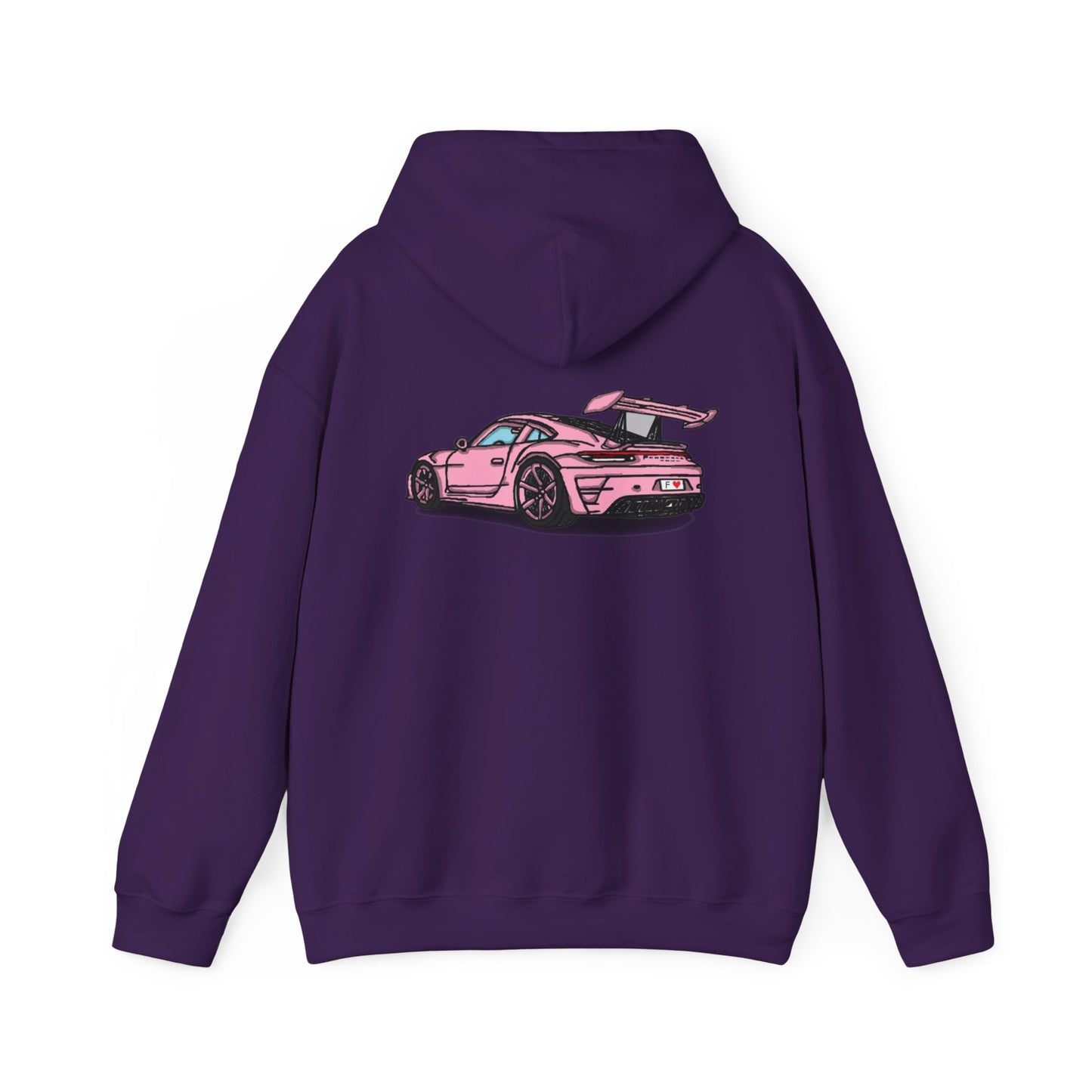 Strong Pulse™ unisex heavy blend hoodie 'pink porsche'