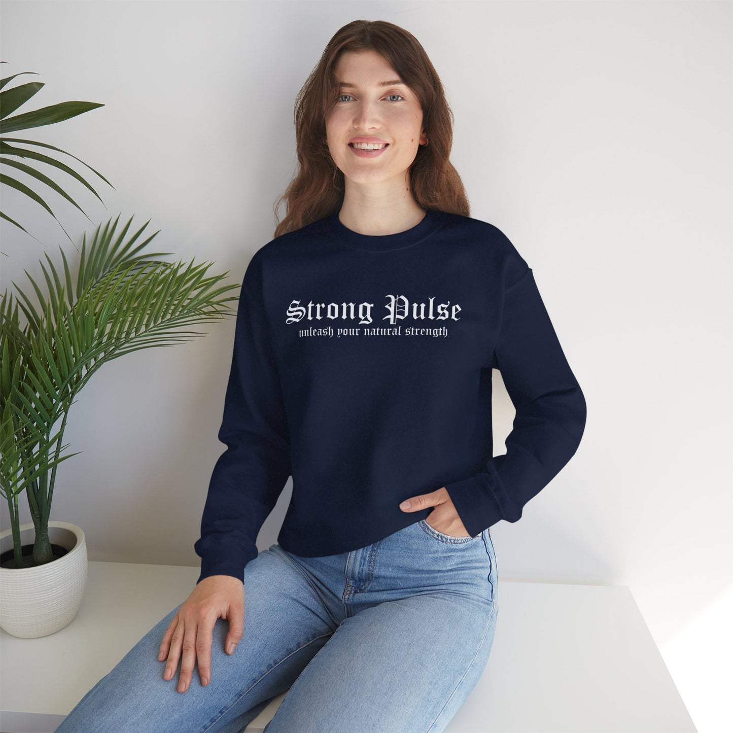 Strong Pulse™ Unisex Crewneck Sweatshirt