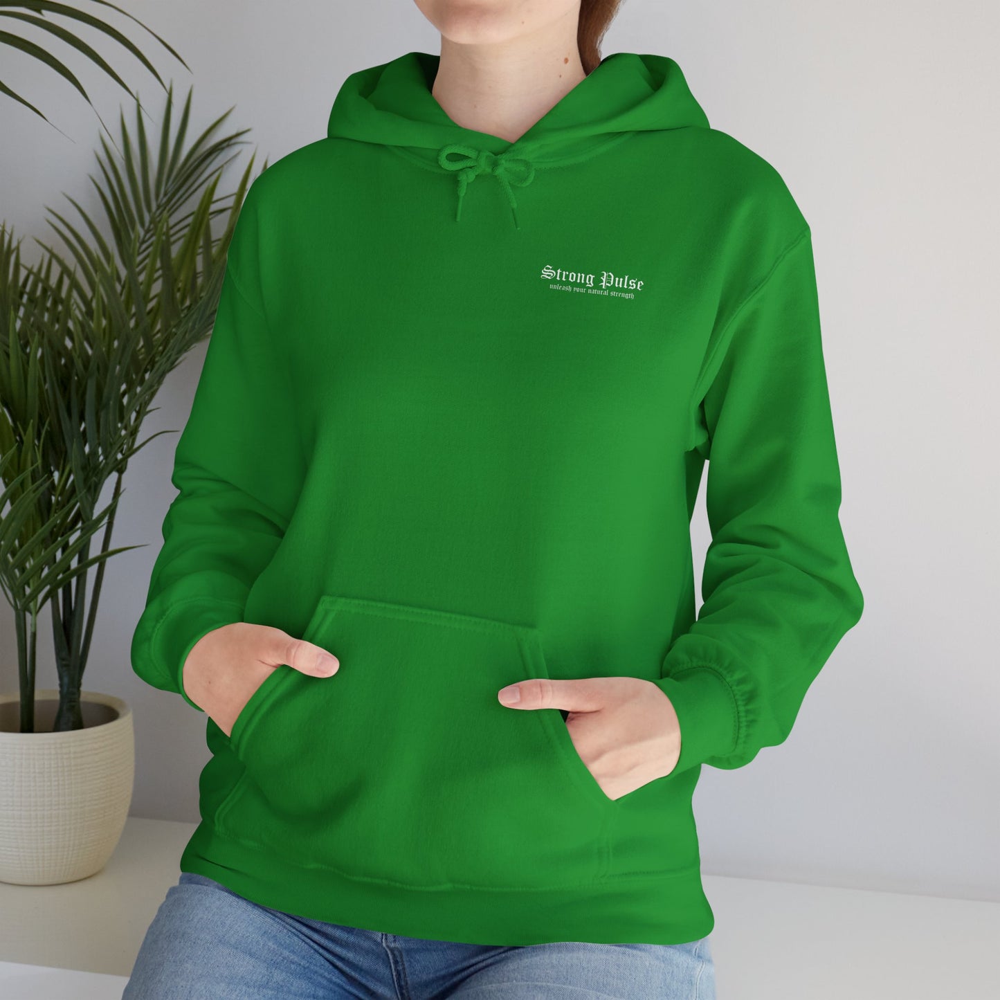 Strong Pulse™ unisex heavy blend hoodie 'flowers'