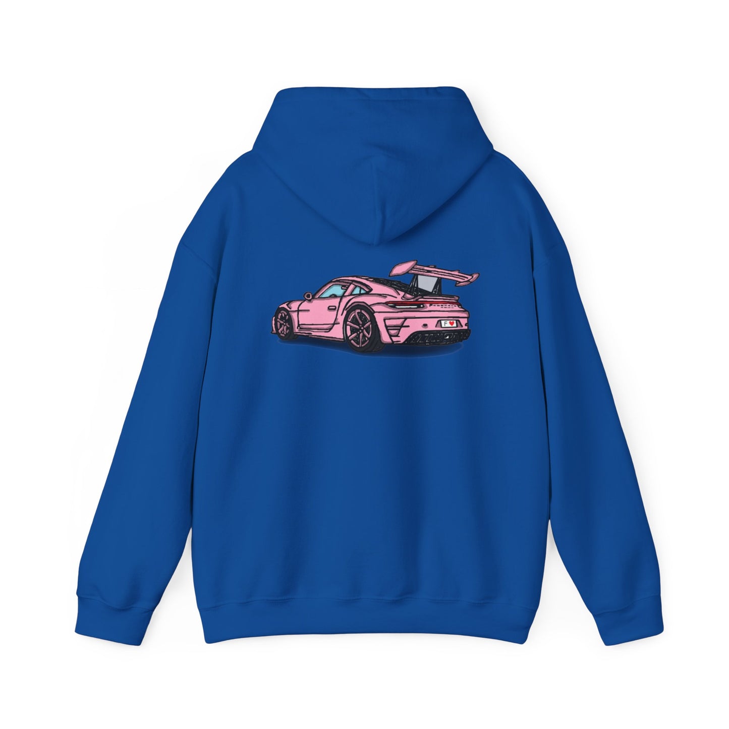 Strong Pulse™ unisex heavy blend hoodie 'pink porsche'