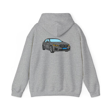 Strong Pulse™ unisex heavy blend hoodie 'bmw 116d'