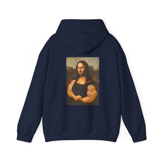 Premium Strong Pulse™ unisex heavy blend hoodie 'Mona Lisa'