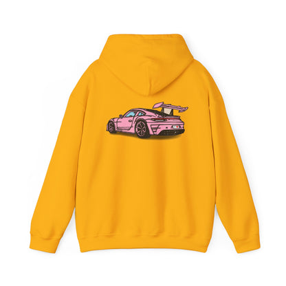 Strong Pulse™ unisex heavy blend hoodie 'pink porsche'
