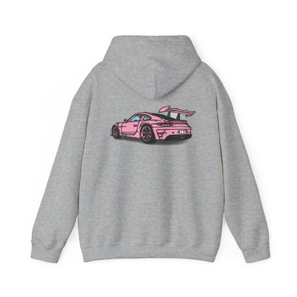 Strong Pulse™ unisex heavy blend hoodie 'pink porsche'