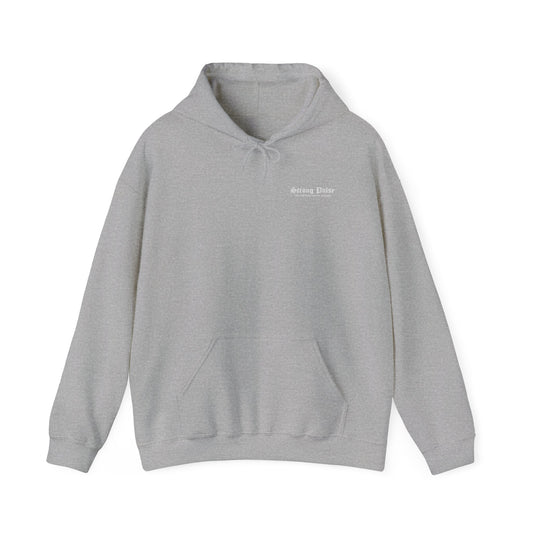 Premium Strong Pulse™ unisex heavy blend hoodie 'Never Give Up'