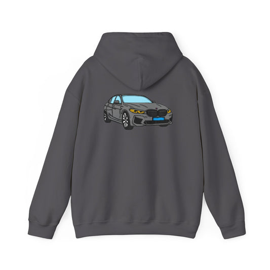 Strong Pulse™ unisex heavy blend hoodie 'bmw 116d'