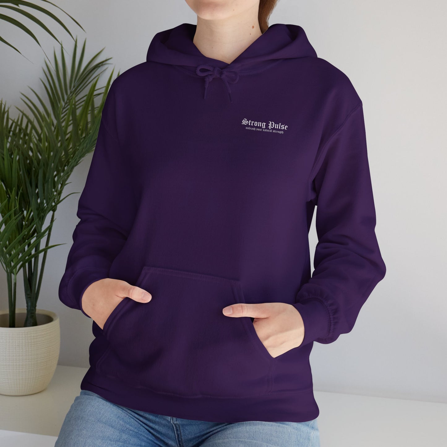 Strong Pulse™ unisex heavy blend hoodie 'flowers'