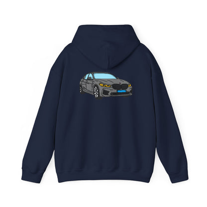 Strong Pulse™ unisex heavy blend hoodie 'bmw 116d'