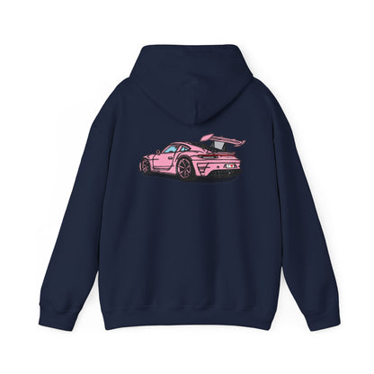 Strong Pulse™ unisex heavy blend hoodie 'pink porsche'