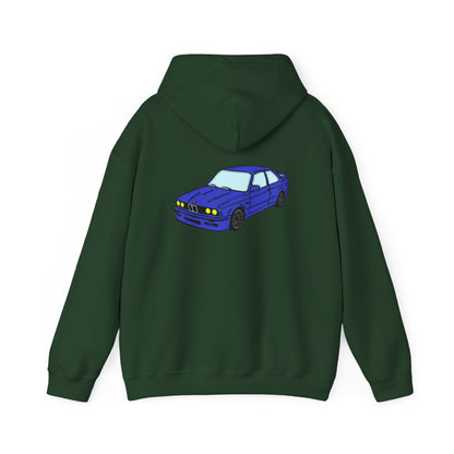 Strong Pulse™ unisex heavy blend hoodie 'bmw M3 e30'