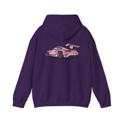 Strong Pulse™ unisex heavy blend hoodie 'pink porsche'