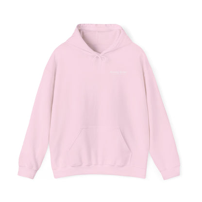 Premium Strong Pulse™ unisex heavy blend hoodie 'Never Give Up'