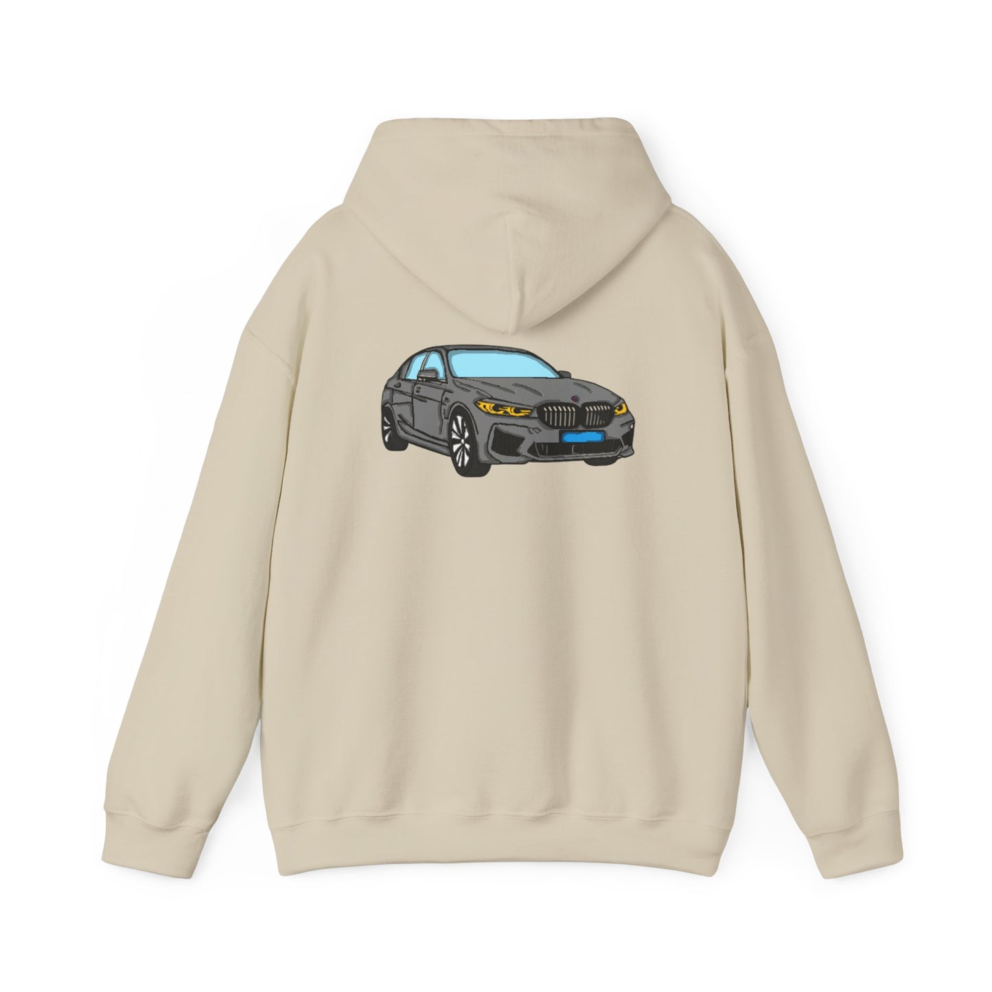 Strong Pulse™ unisex heavy blend hoodie 'bmw 116d'