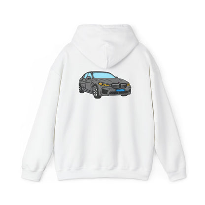 Strong Pulse™ unisex heavy blend hoodie 'bmw 116d'